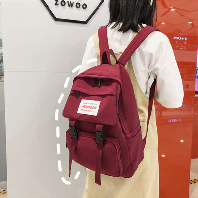 

Ins womens Korean high school Korean high school college students ancient feeling fashion double-shoulder bag