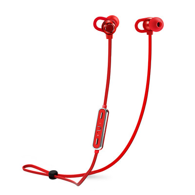 

Yuedi yuedi wireless Bluetooth headset sports headset line control magnetic inhalation ear phone headset music headset can talk long life China red