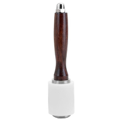 

Leather Carving Hammer Printing Tool DIY Craft Cowhide Punch Cutting Sew Nylon Hammer Tool with Wood Handle Leathercraft Carving