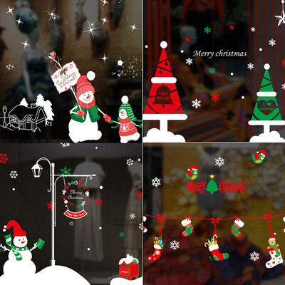 

〖Follure〗Christmas Snow Christmas Snow Decoration Bedroom Wall Stickers Wallpaper A