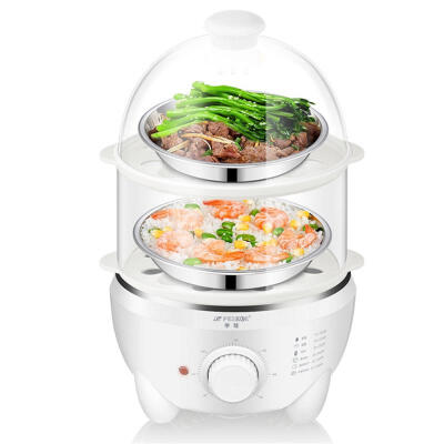 

Multifunctional Electric Egg Boiler Timing Cooker Steamer Automatic Power Off 350W 220V