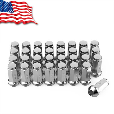 

32 Chrome XL 14x15 Lug Nuts for Truck Chevy Silverado 2500 Suburban Tahoe 19"