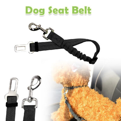 

Dog Seat Belt Pet Safety Leads Vehicle Seatbelt Retractable Polyester Car Leash for Pet Dog Cat