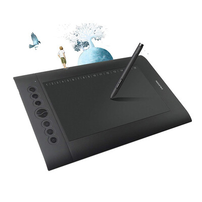 

Huion H610 Pro 10x6" Professional Art Graphics Painting Tablet Digital Light Pad Touch Drawing Board Holder with Wireless