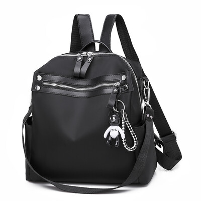 

Double shoulder bag Womens bag simple Japanese Department Campus Oxford cloth fans you spend more leisure&use small backpacks