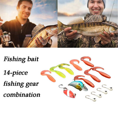 

Saidsome Combination Fishing Bait Set Luya Simulation Fake Fishing Bait Outdoor Fishing fishing bait fishing lure