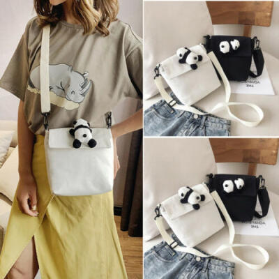 

Women Canvas Animal Panda Handbag Satchel Cross Body Shoulder Bag Messenger Tote