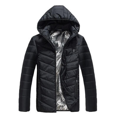 

Autumn&Winter USB Digital Charging&Heating Mens Jacket Polyester Fiber Hooded Warm Motorcycle Riding Skiing Snow Coats