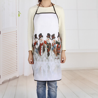 

Tailored Christmas Decoration Waterproof Apron kitchen Apron Christmas Dinner Party apro