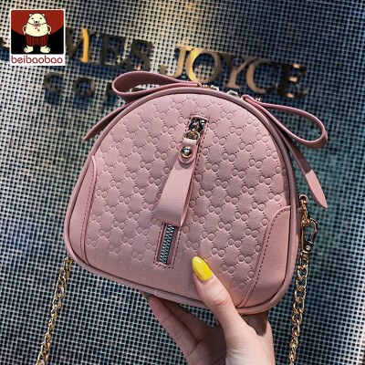 

Ins new small bag women 2019 new Korean fashion small round bag Lingge chain shoulder slung