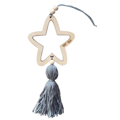 

ordic Style Wooden Star Wind Chimes Kid Home Decoration Accessories Art Wall Hanging For Girls Living Room Toddler DreamCatcher