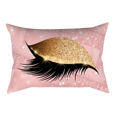 

〖Follure〗Eyelash Out Soft Velvet Cushion Cover 30x50cm Marble Pillow Cases