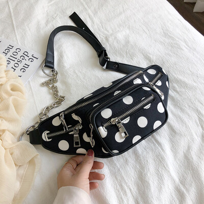 

Tailored Fashion Women Bag Cute Dot Leather Shoulder Bag Colorful Crossbody Bag Chest Bag
