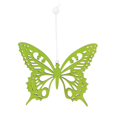 

Wood Butterfly Hanging Ornament Easter Day Festival Party Decor Pendant