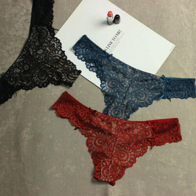 

Lady Women Sexy Thong cotton&Lace Underwear Lingerie G-string Panties -M-L-XL