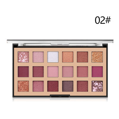

MISS ROSE 18 Colors Eyeshadow Palette Glitter Matte Nude Eye Shadow Palette Waterproof Long Lasting