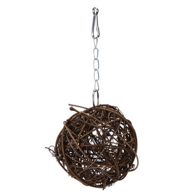 

Pet Chewing Toy Parrot Bird Biting Toy Bird Branch Rattan Balls Cages Toys
