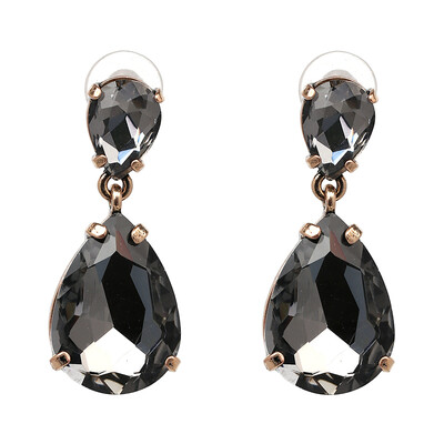 

2019 New Arrival Fashion Luxury Statement Jewelry Big Crystsal Pendant Dangle Earring Sweety For Women Wholesale J50048