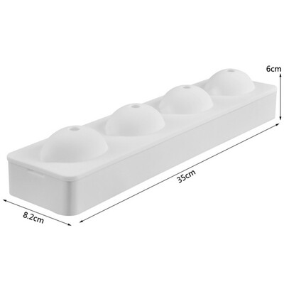 

4 Cavity 3D Silicone Molds Bar DIY Fondant Soap Mold Cake Decor Sugar Craft Tools Candle Moulds Tray for Pudding Mousse Cake