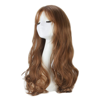 

Gobestart Multi-color Optional Long Loose Wavy Syntheic Wig Curly Full Natural Hair Wigs