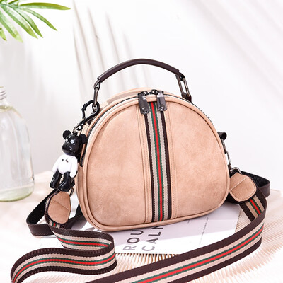 

Summer Korean version of Joker small round bag fashion single shoulder slung dual-purpose ladies portable backpack