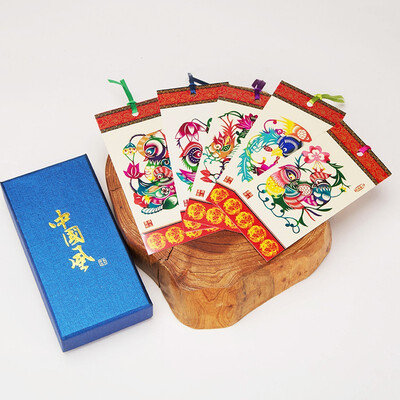 

Handmade paper-cut bookmarks Chinese characteristics small gifts Chinese style souvenirs