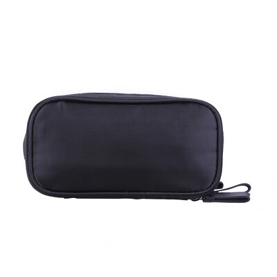 

Double Zipper Cosmetic Makeup Brush Bag Case Organizer Nylon Storage Kit
