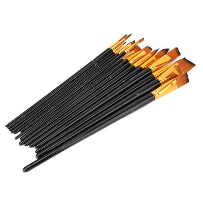 

Greensen 15Pcs High Quality Nylon Hair Watercolor Drawing Brush Art Painting Set