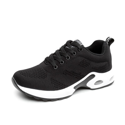 

NIKEZI 2019 new arrival women girl outdoor running sport shoes high heel air cushion walking exercise gym leisure sneakers