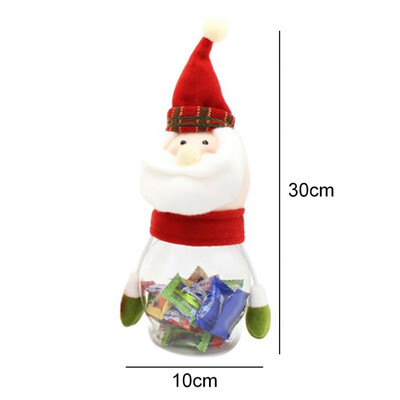 

Christmas Candy Holder Box Decoration Storage Tank Container Bottle Christmas Ornaments Excluding Candy