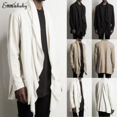 

New Fashion Men&39s Wool Coat Winter Trench Coat Outwear Overcoat Long Jacket