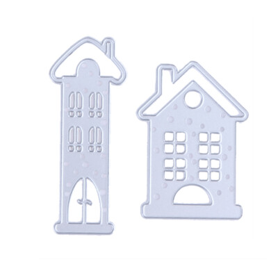 

Fairy Tale House DIY Metal Embroidery Stencil Scrapbook Craft Cutting Die