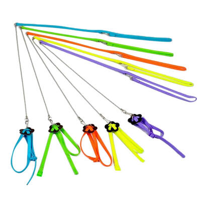 

Bird Parrot Adjustable Harness & Leash Anti-bite Multicolor Light Soft