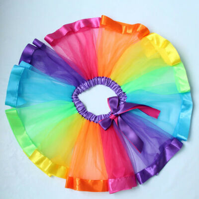 

Princess Toddler Girl Baby Tutu Fluffy Summer Skirt Party Dancewear Mini Dress