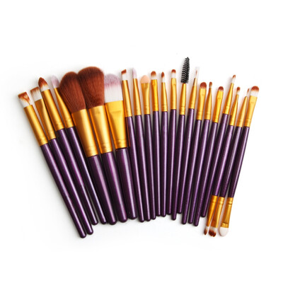 

18Pcs Makeup Brushes Set Eye Shadow Foundation Eyeliner Eyelash Eyebrow Lip Make Up Brush Portable Cosmetic Beauty Tool Kit