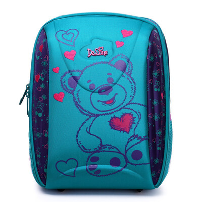 

Delune 2018 Ergonomic Cartoon Kids Back to school Anatomic School Bag Satchel