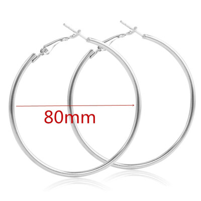 

Minimalism Circle Hoop Earrings Brincos Bamboo Pattern Fine Thread Round Earrings for Women Statement Party Jewelry Gift