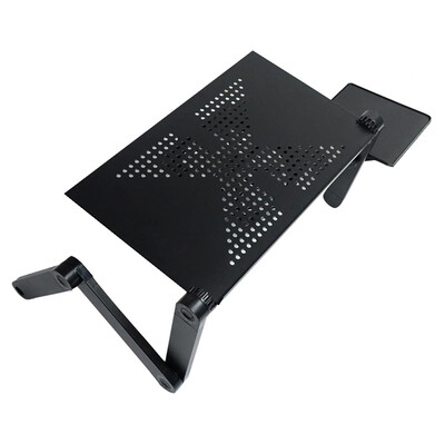

YXD-1006 Laptop Table Stand Portable Mobile Laptop Standing Desk with Mouse Pad Fully Ergonomic Mount Book Macbook Laptop Ultra-li