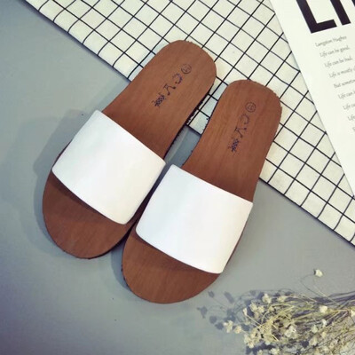 

Slippers womens summer on the flat bottom2018 Korean 100-style cold-and-pull women&womens outdoor beach shoes