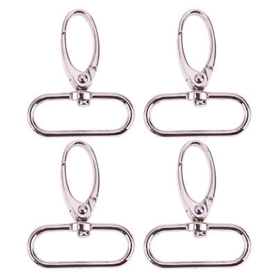 

4pcs Retro Style Antique Silver Finish Luggage Bag Buckle Lobster Clasps