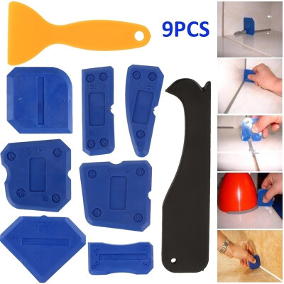 

9 Pieces Sealant Tool Caulking Tool Kit for All Bathroom Kitchen Room&Frames Sealant Seals