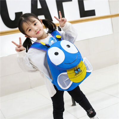 

Little Bee Bag Kindergarten Shoulder Childrens Bookbag Baby Cartoon Backpack Travel Lovely Light Infant Tide