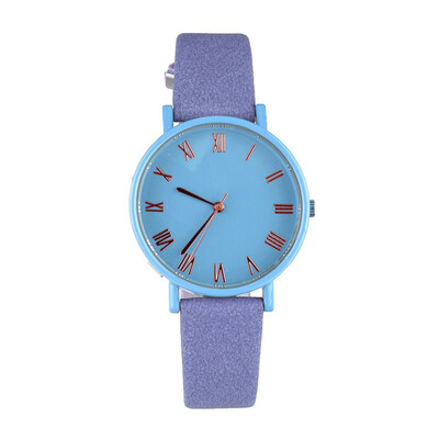 

Womens Watches Bayan Kol Saaty Fashion Couple Dial Quartz Watches Ladies Simple Face Roman Scale Analog Quartz Clock