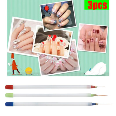 

〖Follure〗3PCS Nail Art Design Set Dotting Painting Drawing Brush Pen Tools