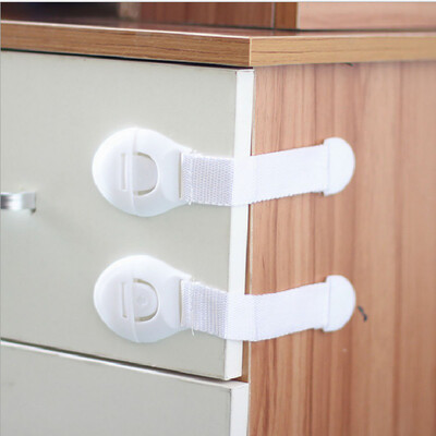 

Siaonvr 2Pcs Baby Adhesive Safety Lock For Cabinet Door Drawers Refrigerator