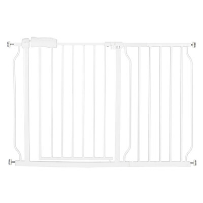

Easy Step Walk Thru Gate Baby Fits Spaces between 44-475" Wide WHITE COLOR