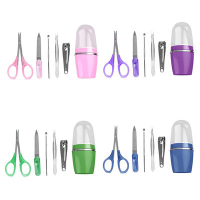 

5pcs Nail Clipper Nippers Scissor Set Dead Skin Remover Manicure Nail Care