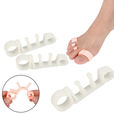 

〖Follure〗1 Pair Foot Toes Separator Gel Toe Bunion Corrector Shield Orthopedic Braces