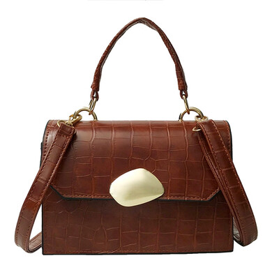 

Tailored Women Ladies Girls Retro Solid Alligator Tote Handbag Shoulder Crossbody Bag