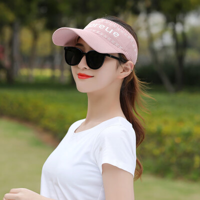 

Empty top hat womens spring&summer leisure Korean mix&match sweet letter baseball cap knitting cap outdoor sun hat